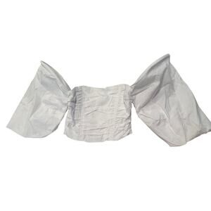 Xlesis – White Corset Crop Top – S